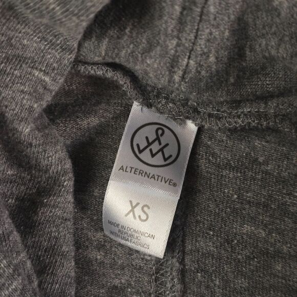 Athleta Women’s Heathered Gray Open Front Cardigan XS | Thumb Hole Sleeves Light - Picture 3 of 15